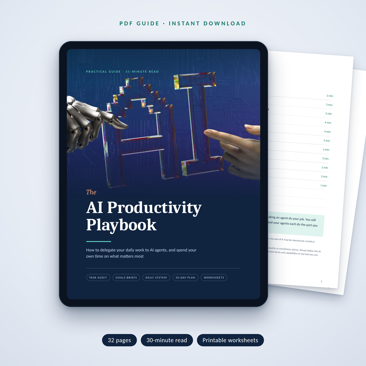 The AI Productivity Playbook: How to Delegate Your Daily Work to AI Agents (PDF Guide)