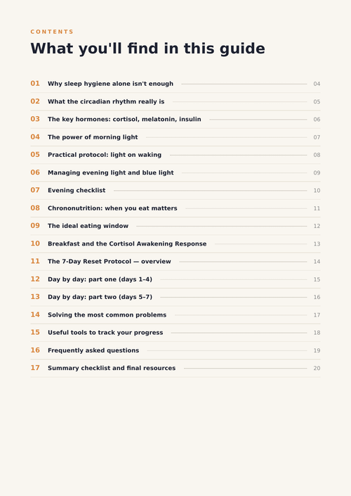 The Circadian Rhythm Reset Protocol: Fix Your Sleep and Boost Your Energy Naturally
