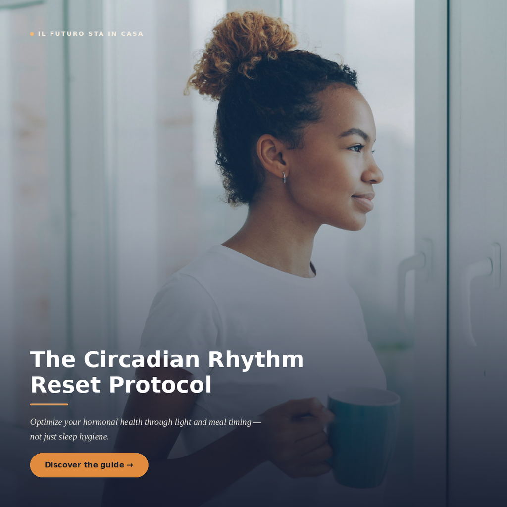 The Circadian Rhythm Reset Protocol: Fix Your Sleep and Boost Your Energy Naturally