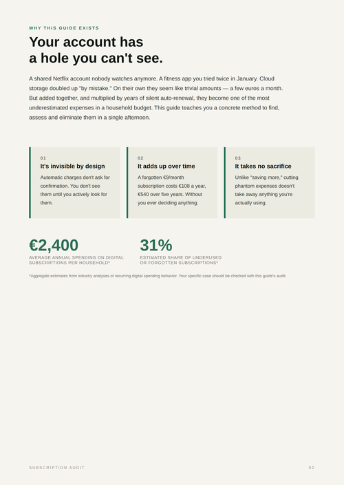 Find the Money You're Losing Every Month (PDF Guide)