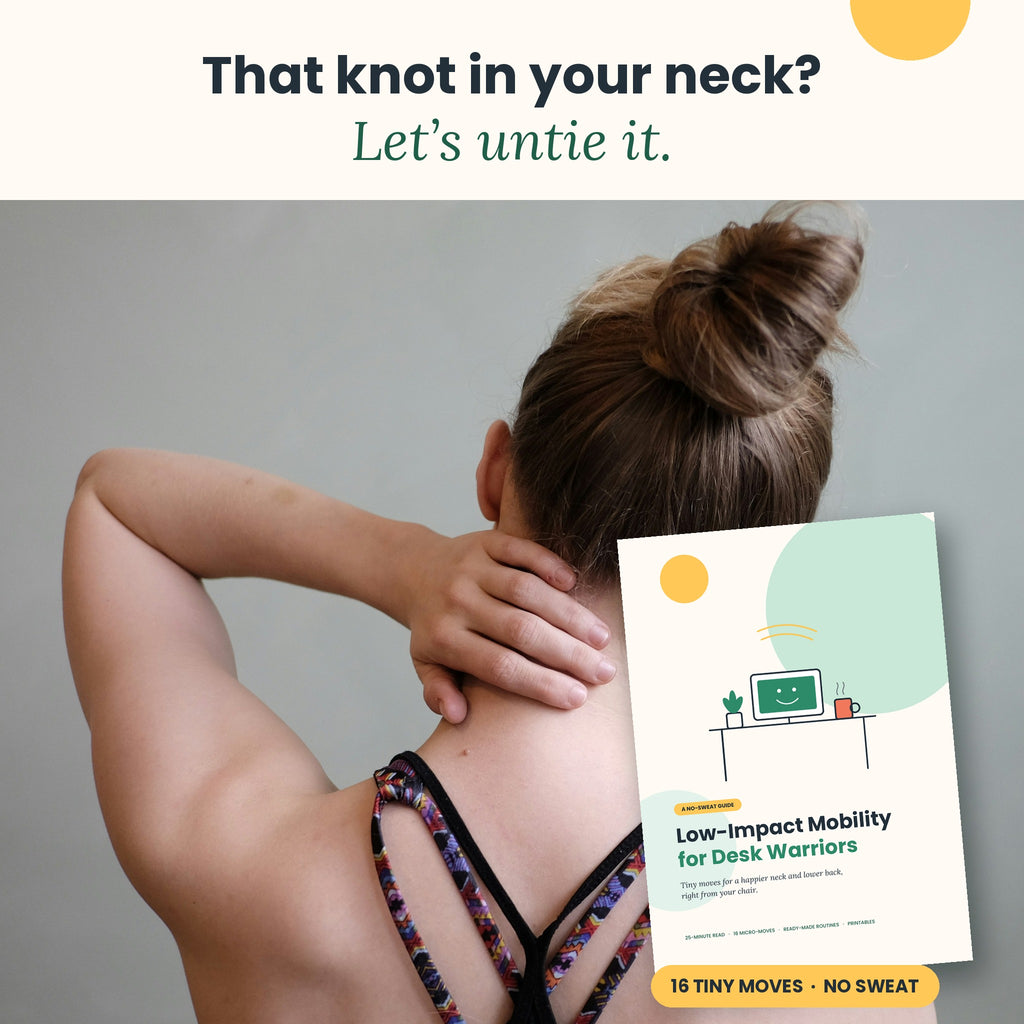 Your Neck Called. It Wants a Break. (16 Tiny Desk Stretches, No Sweat Required) PDF