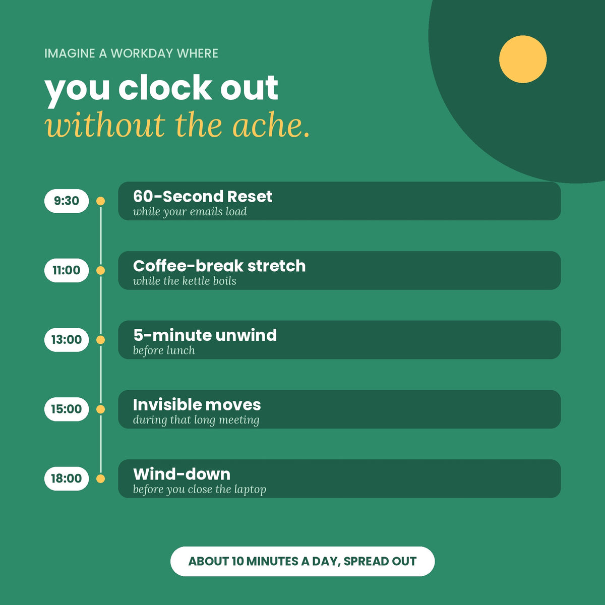 Your Neck Called. It Wants a Break. (16 Tiny Desk Stretches, No Sweat Required) PDF